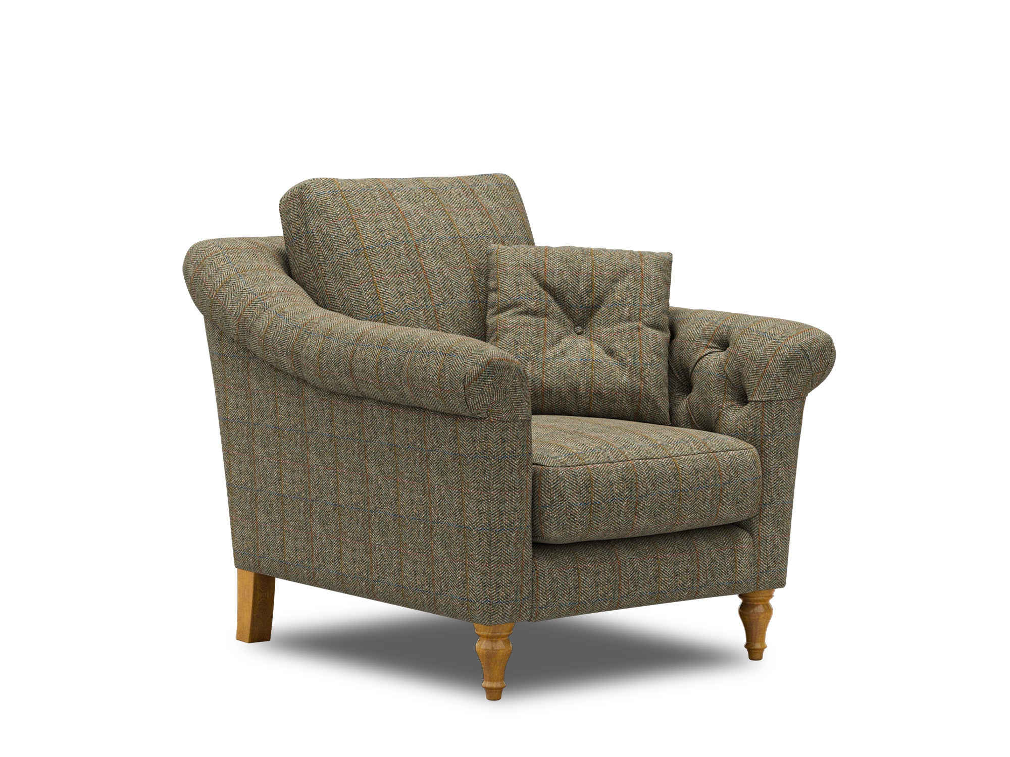 Harris Tweed Herringbone Fern Dalton Armchair All About Tweed harris-tweed-herringbone-fern-dalton-armchair-all-about-tweed