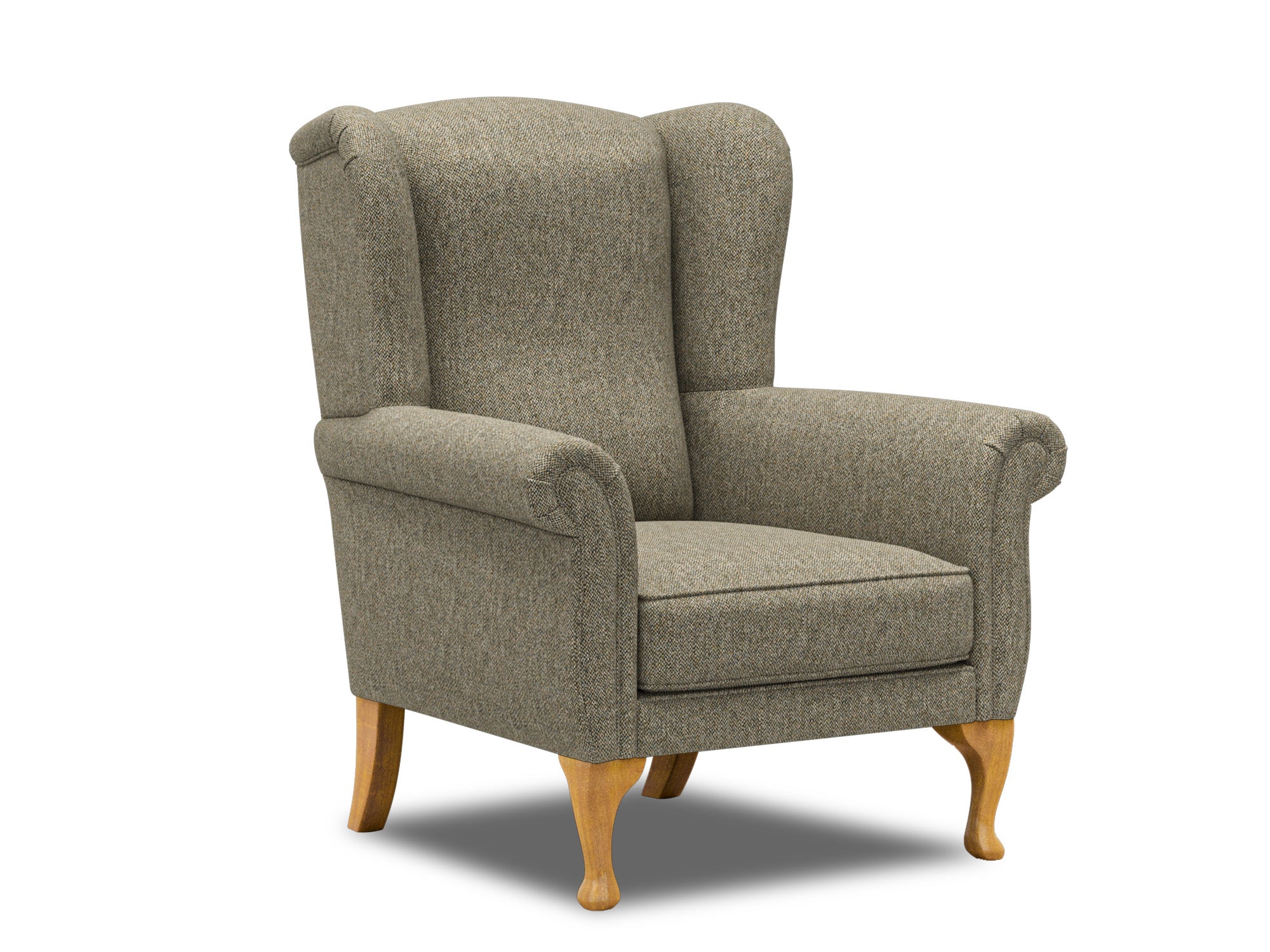 Harris Tweed Barleycorn Sage Harper Armchair – All About Tweed