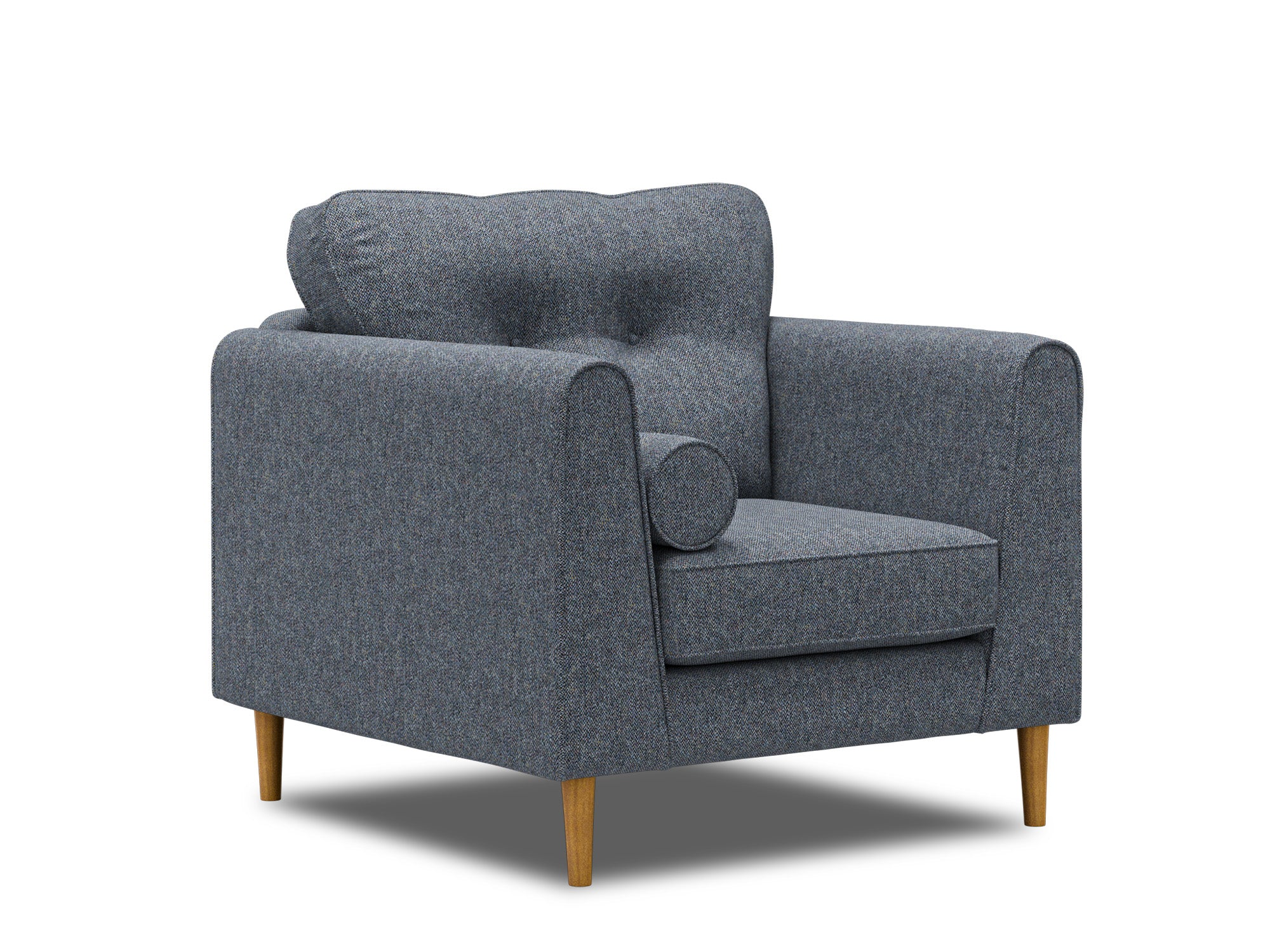 Harris Tweed Barleycorn Sky Madison Armchair – All About Tweed