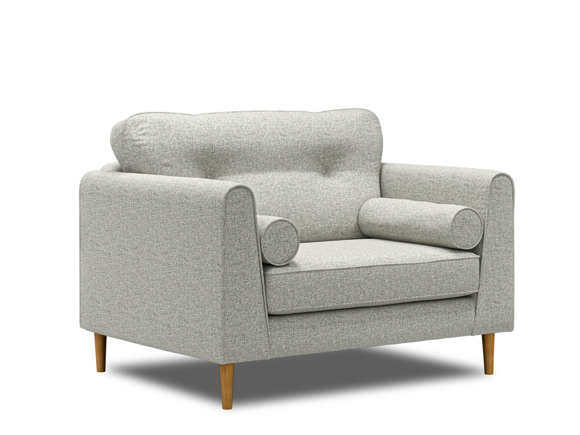 Harris Tweed Harris Light Grey Madison Love Seat Sofa – All About Tweed