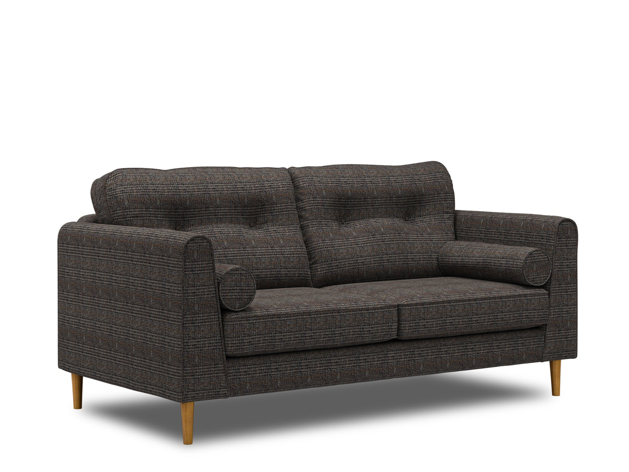 Harris Tweed Check Granite Madison Medium Sofa – All About Tweed