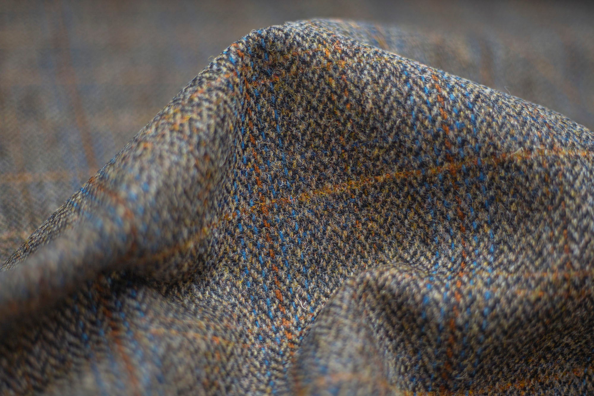 Products in Harris Tweed Herringbone Charcoal Fabric Products