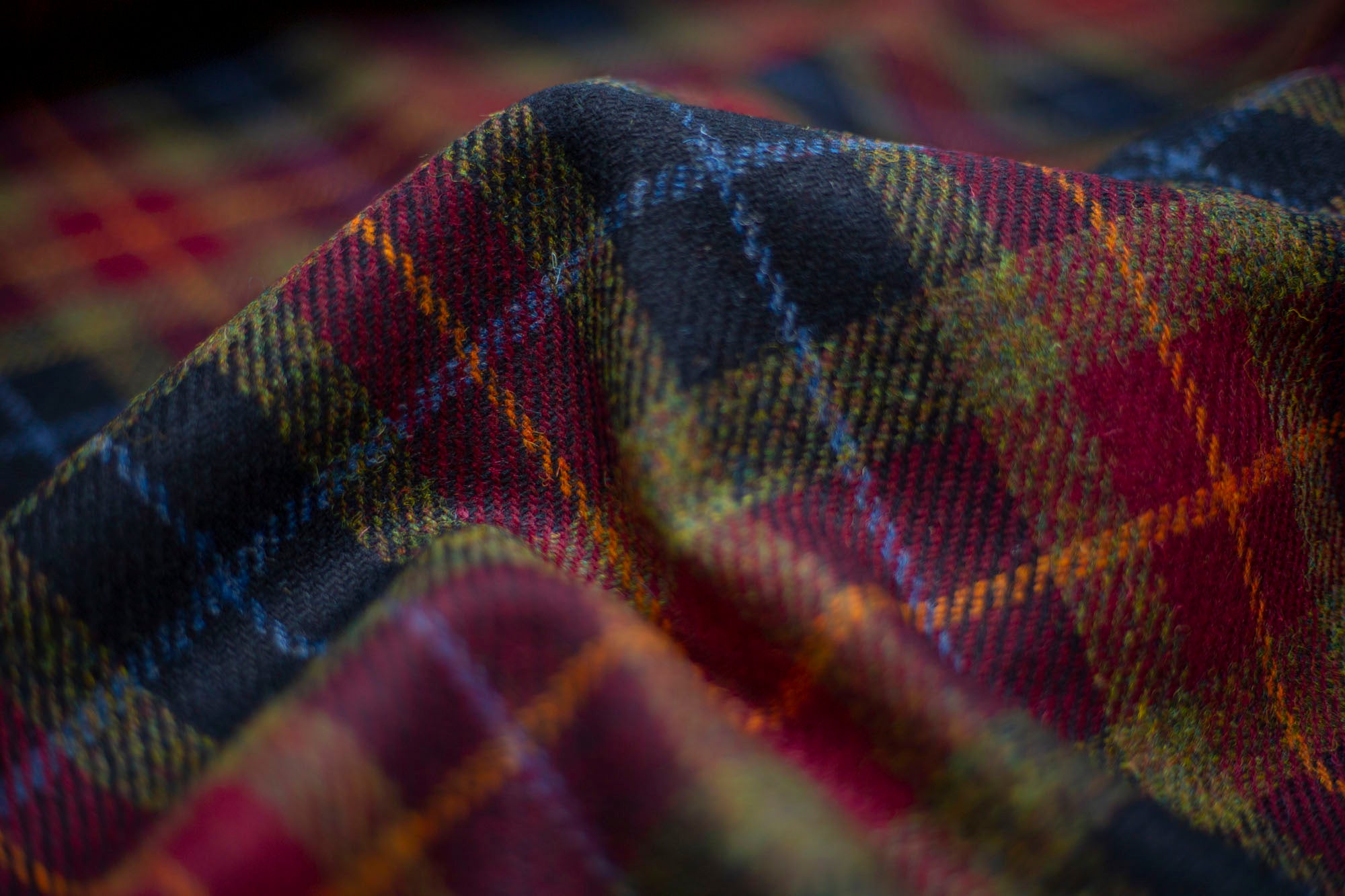 Products in Harris Tweed Check Scarlet Fabric Products