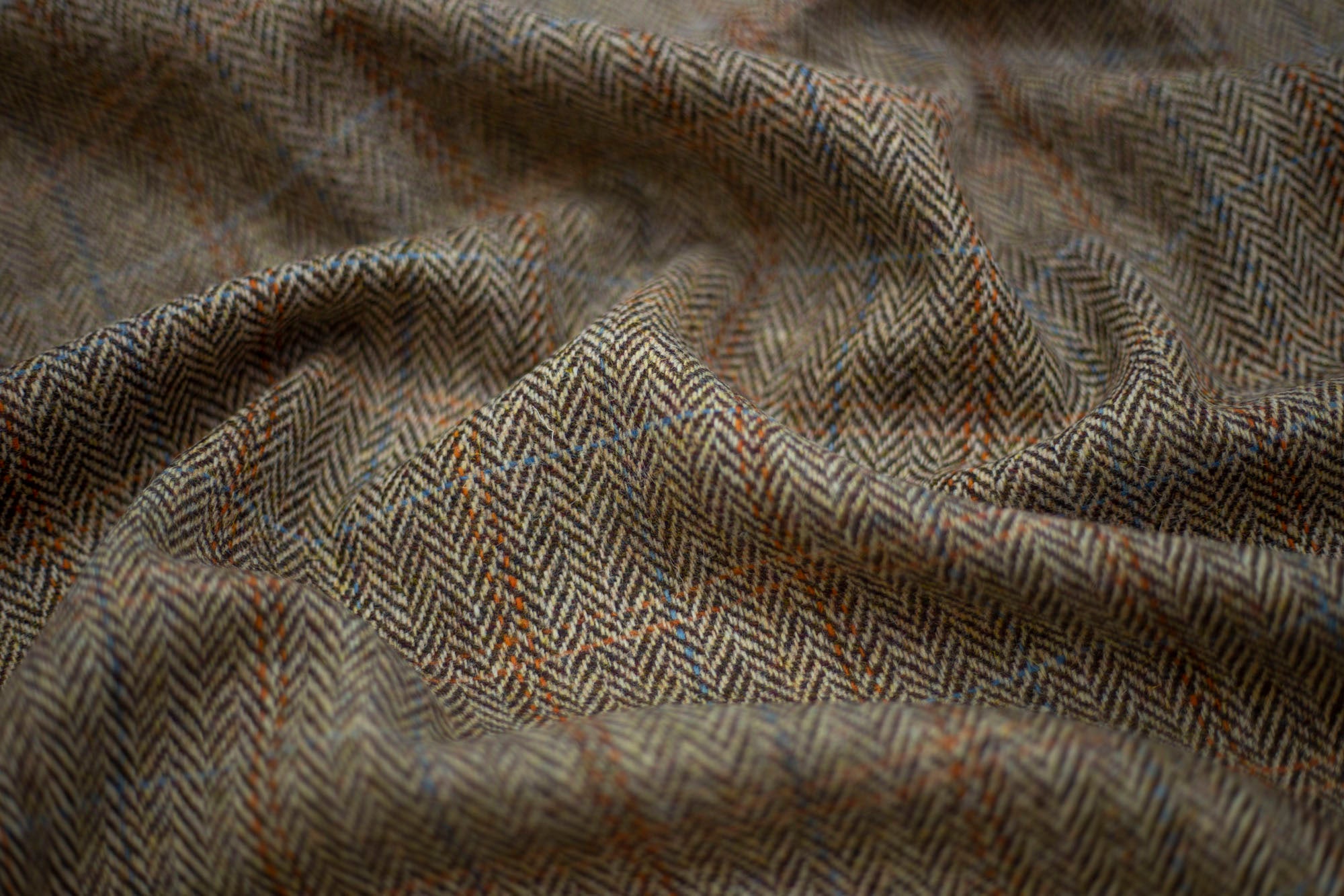 Products in Harris Tweed Herringbone Moss Fabric Products