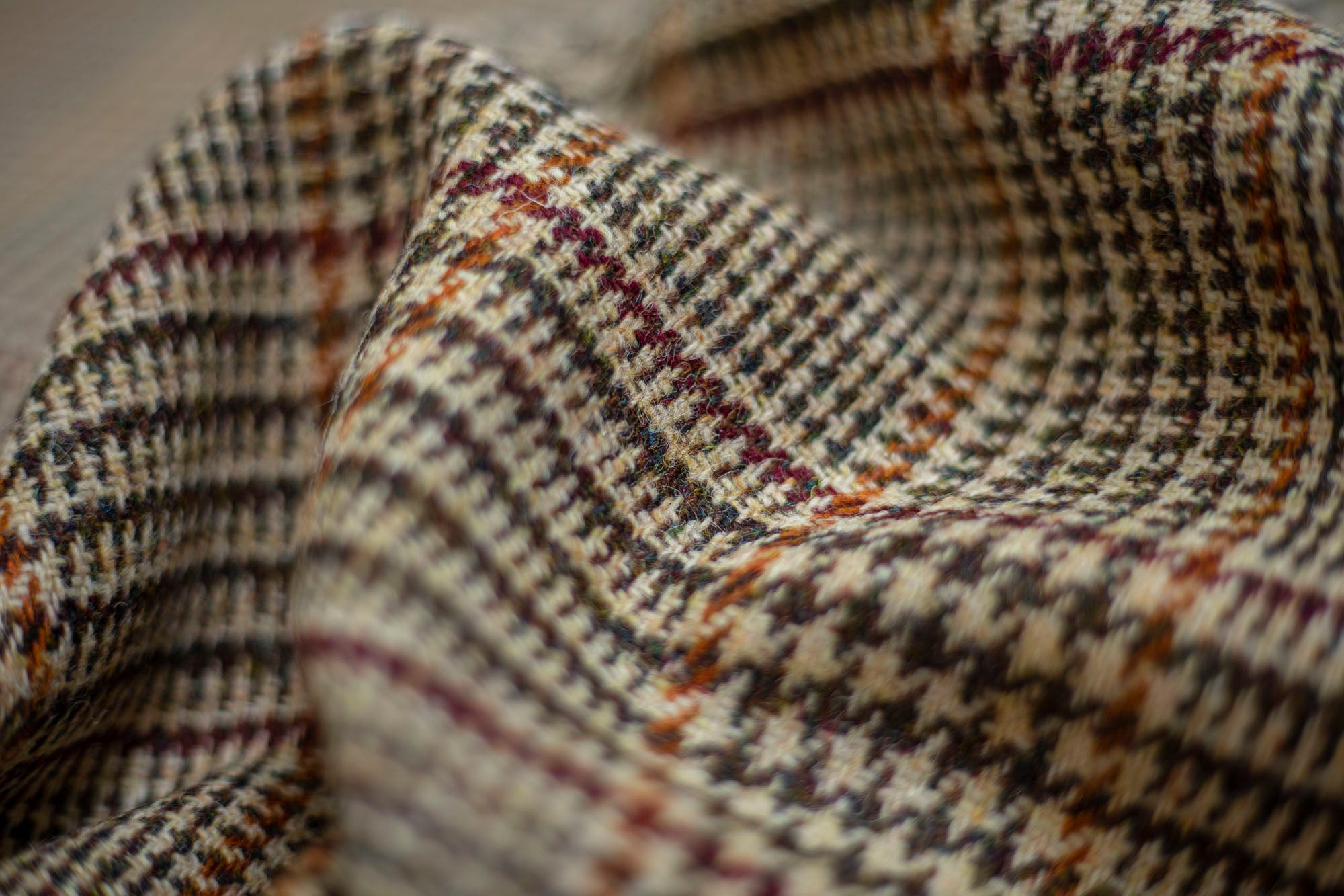 Products in Harris Tweed Dogtooth Bronze Fabric Products