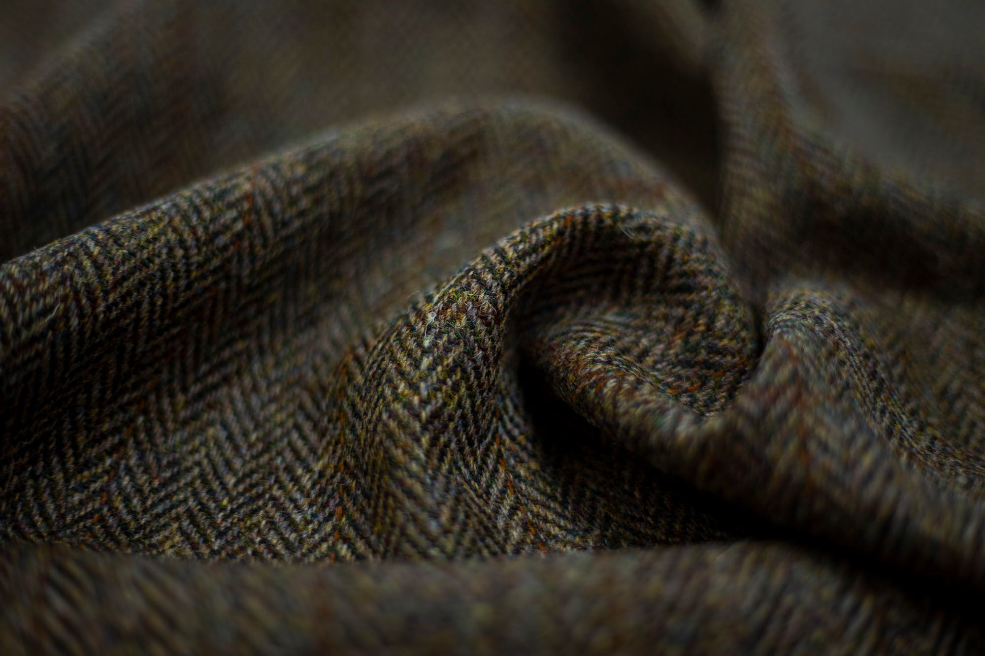 Products in Harris Tweed Herringbone Forest Fabric Products