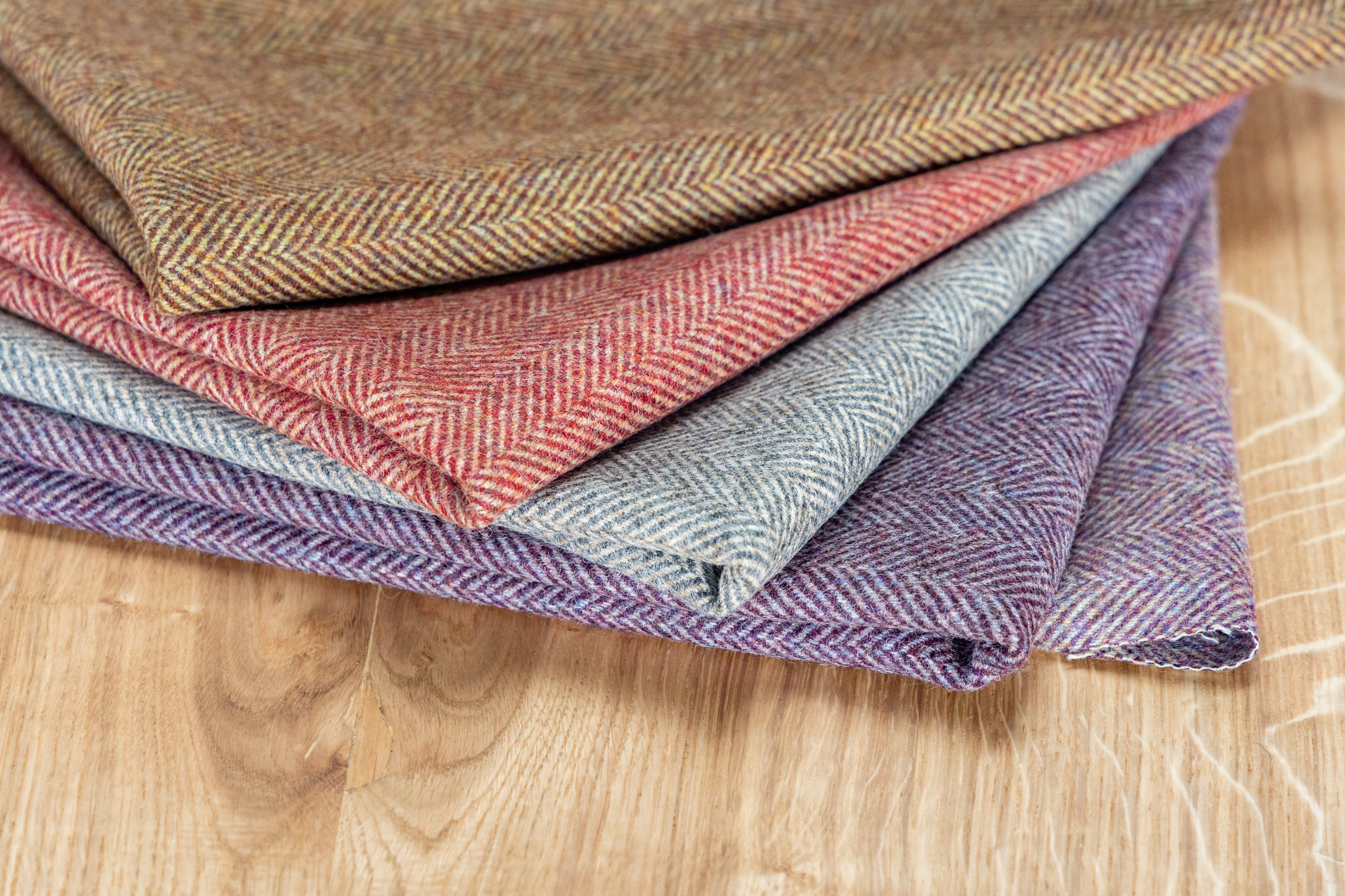 Abraham Moon Herringbone Fabric Collection