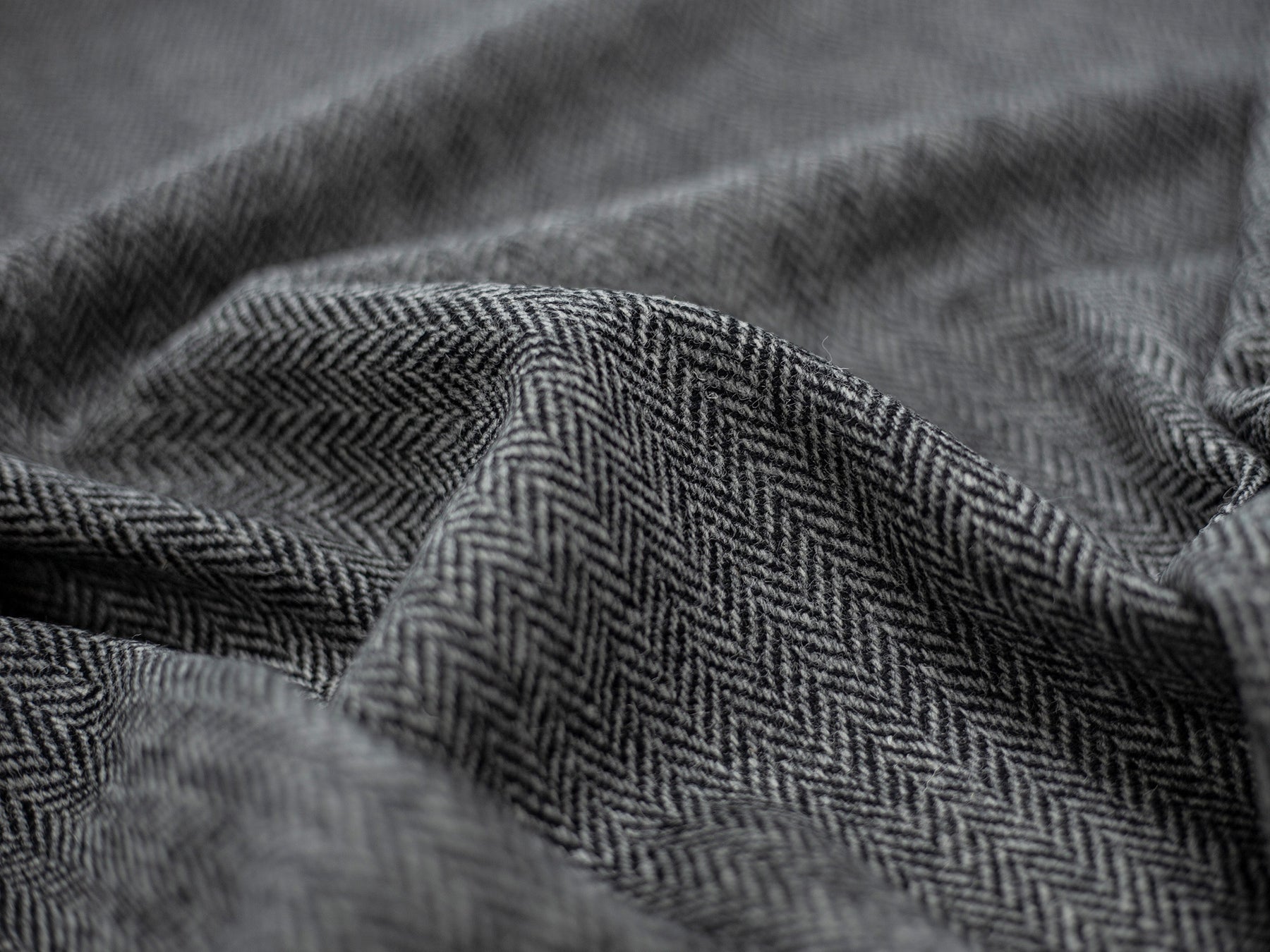 Harris Tweed Herringbone Slate Dalton Medium Sofa – All About Tweed