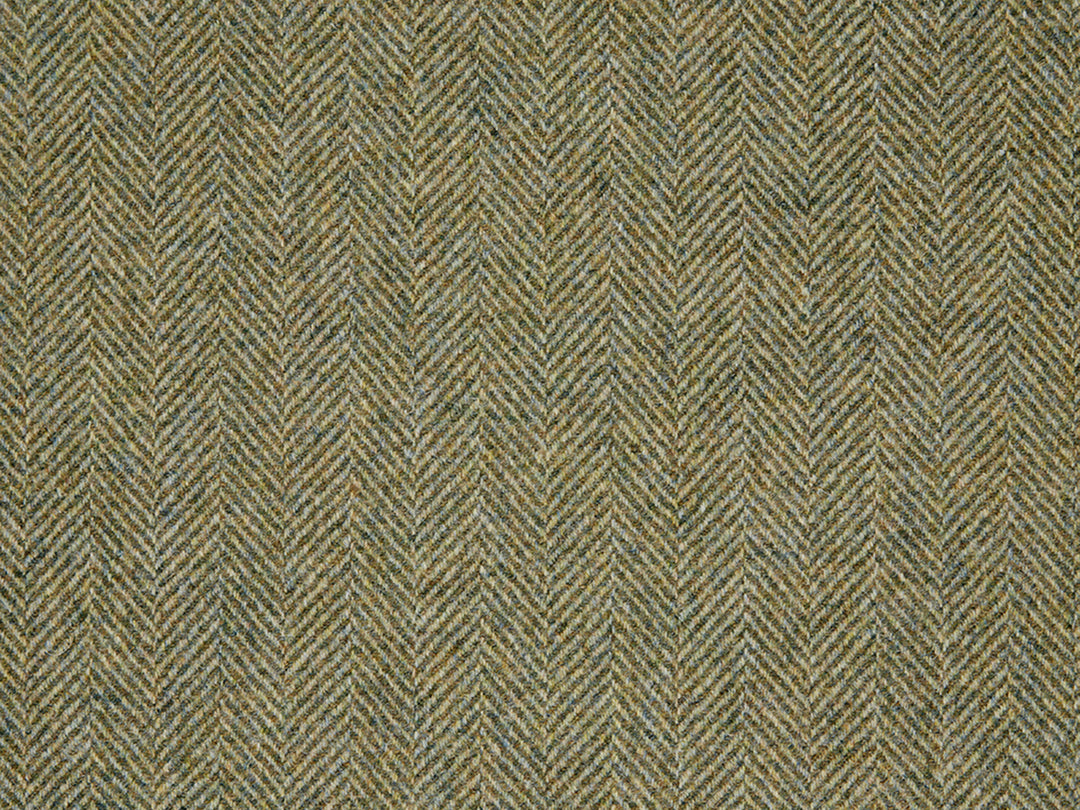 Abraham Moon Herringbone Green Hudson Dining Chair Fabric Image 1