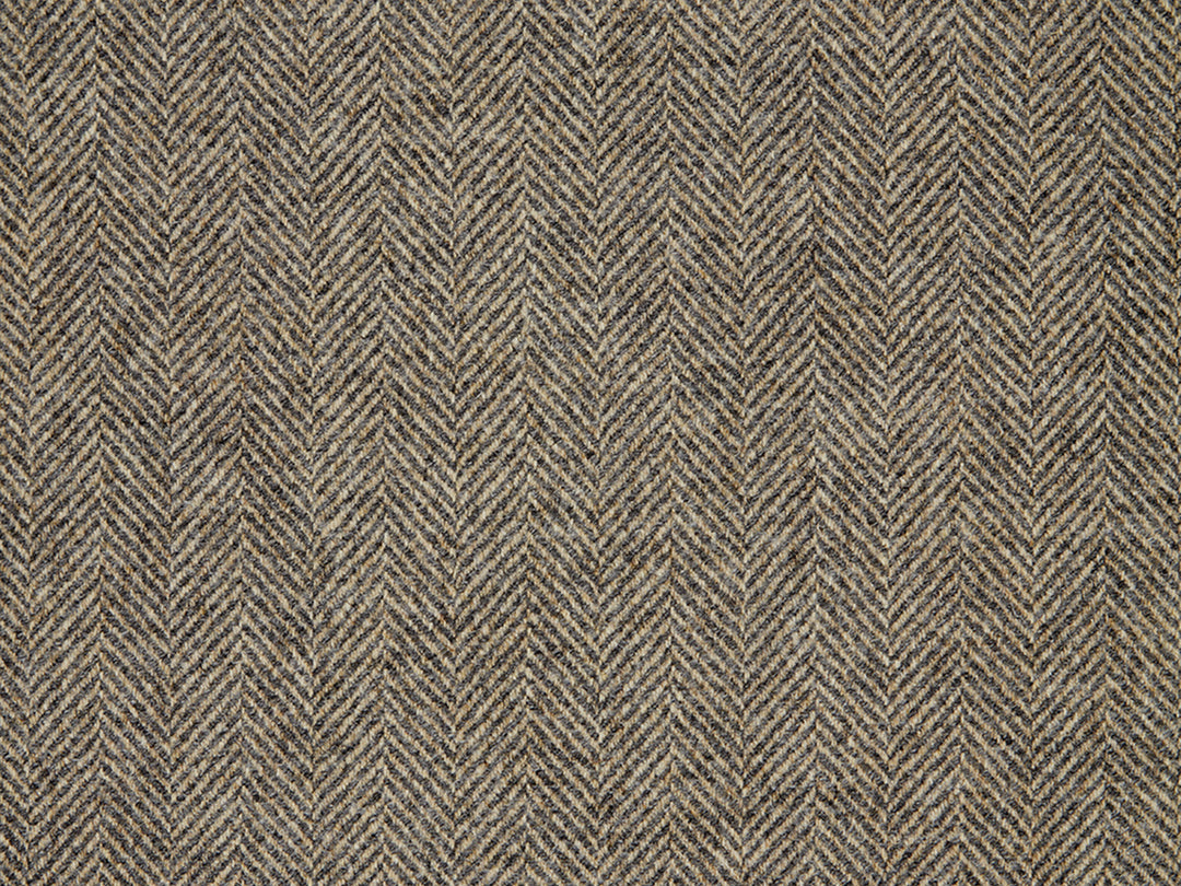 Abraham Moon Herringbone Flint Hudson Dining Chair Fabric Image 1