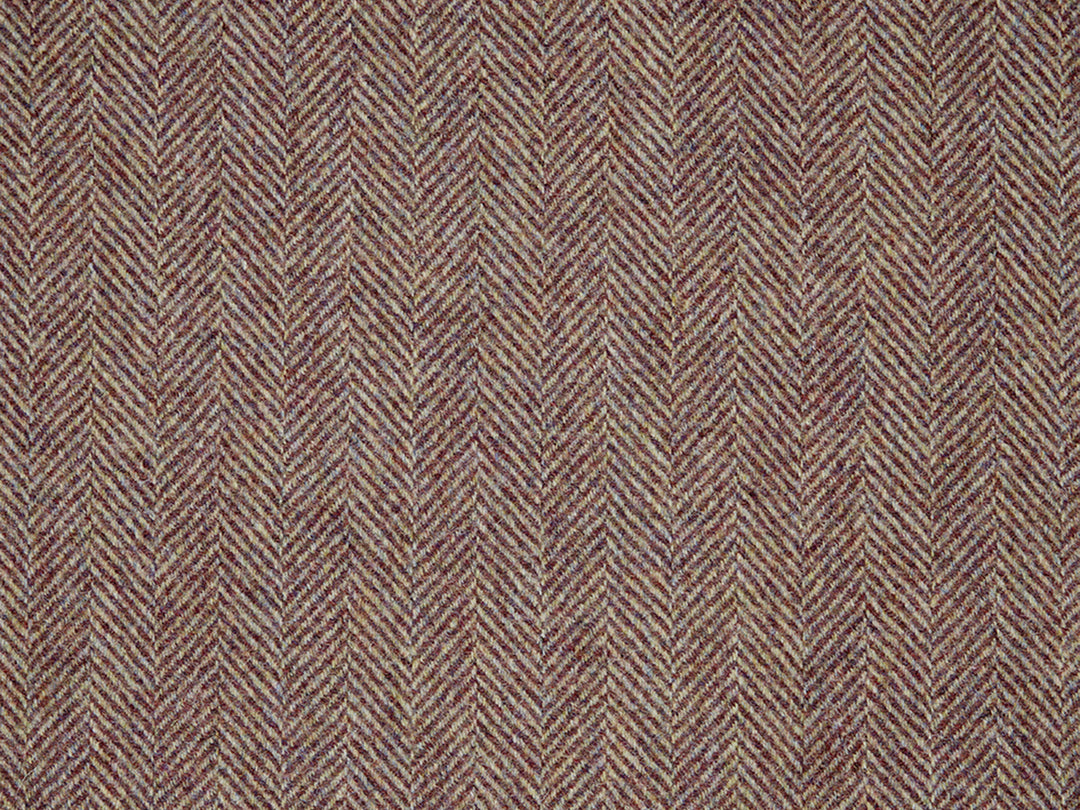 Abraham Moon Herringbone Grape Hudson Dining Chair Fabric Image 1