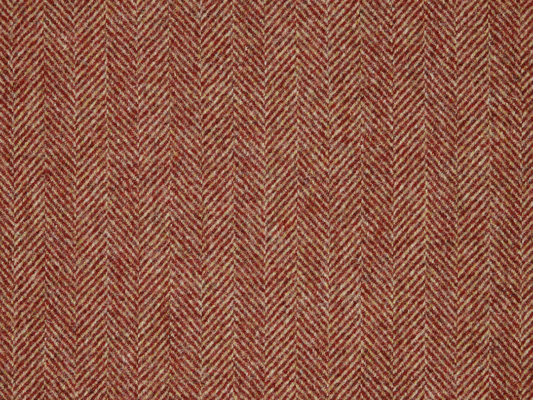 Abraham Moon Herringbone Mulberry Hudson Dining Chair Fabric Image 1