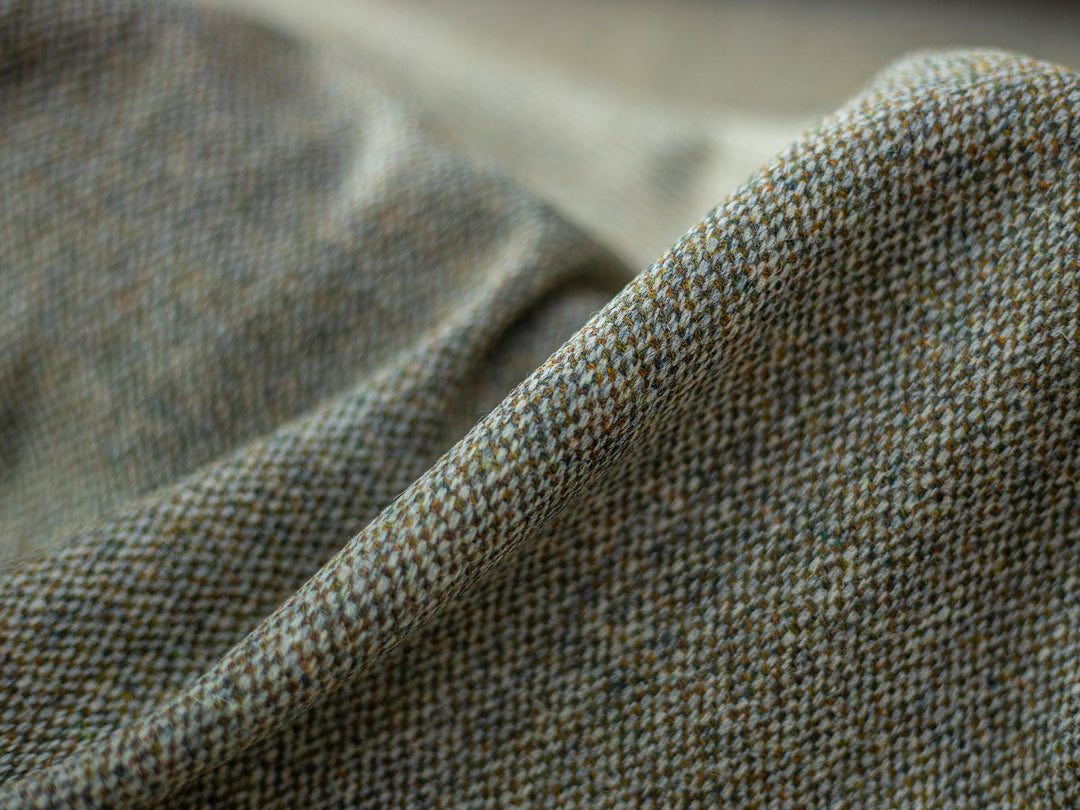 Harris Tweed Barleycorn Sage Hudson Dining Chair Fabric Image 2