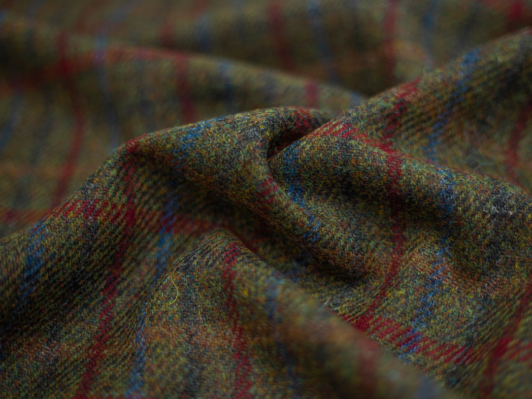 Harris Tweed Check Hazel Hudson Dining Chair Fabric Image 2