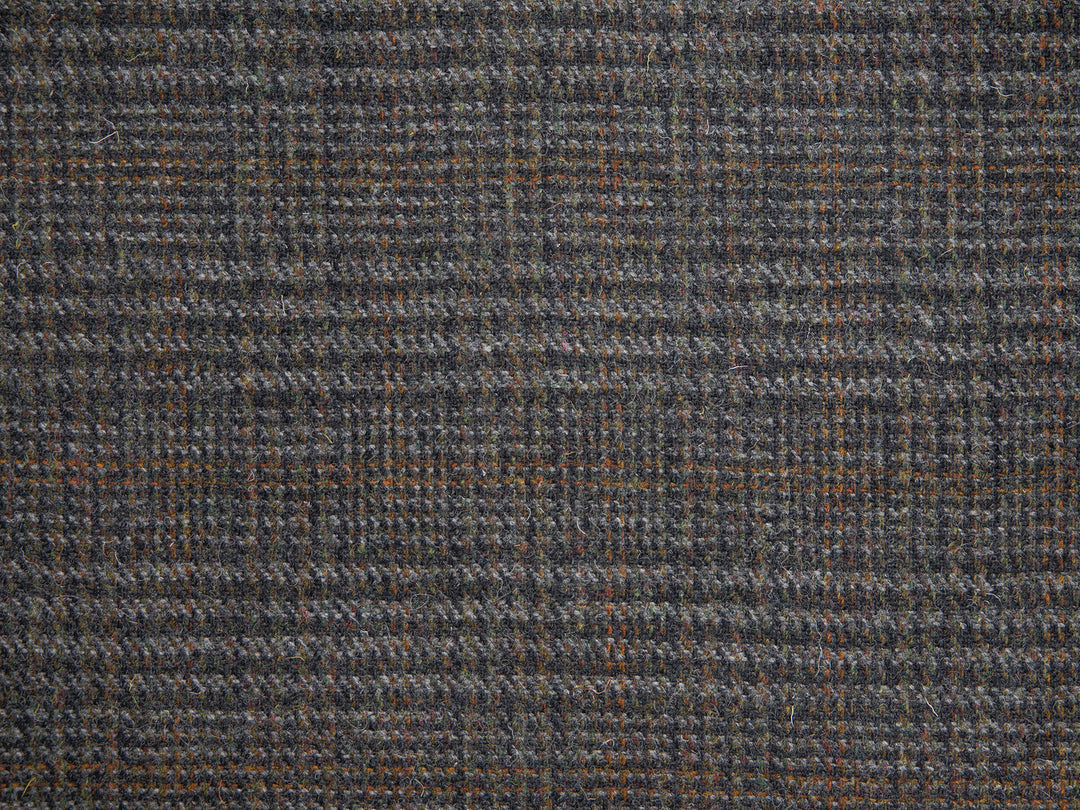 Harris Tweed Check Granite Hudson Dining Chair Fabric Image 1