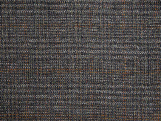 Harris Tweed Check Granite Hudson Dining Chair Fabric Image 1