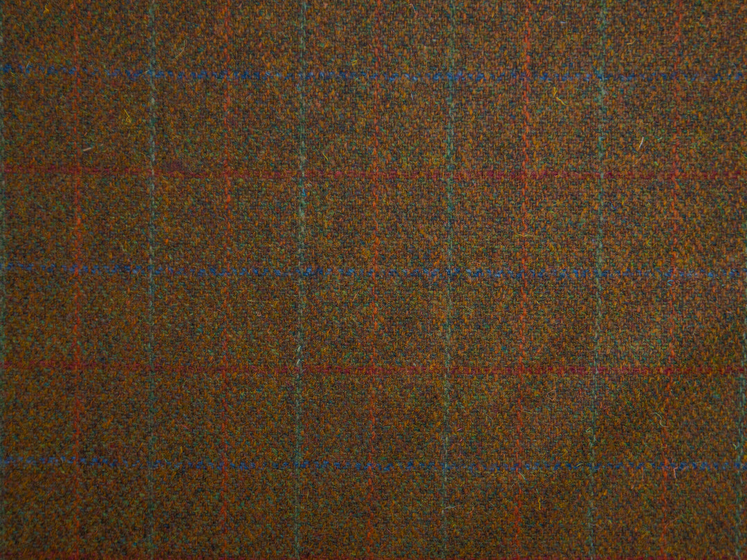 Harris Tweed Check Marigold Hudson Dining Chair Fabric Image 1