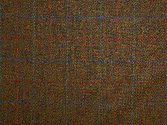 Harris Tweed Check Marigold Hudson Dining Chair Fabric Image 1