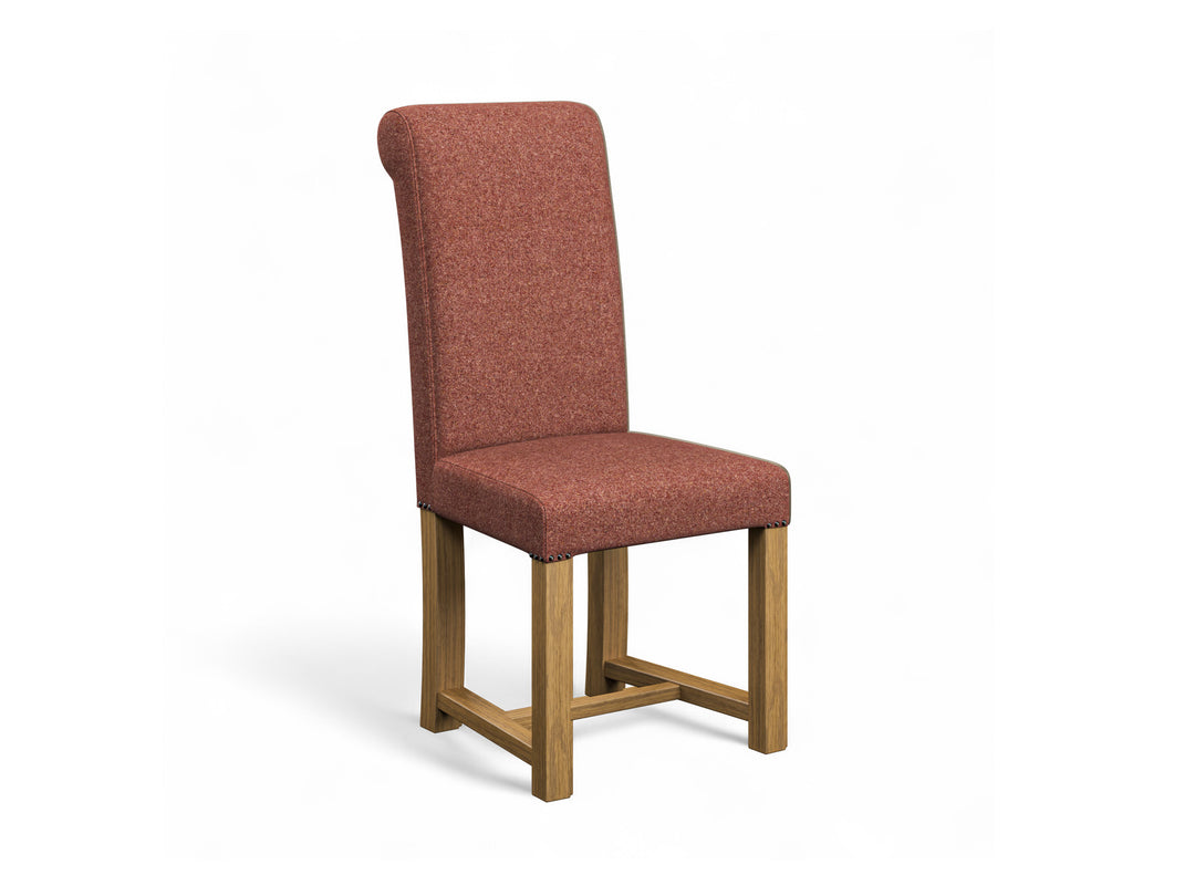 Abraham Moon Donegal Red Hudson Dining Chair Front Cut Out