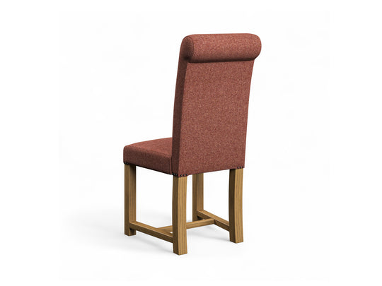 Abraham Moon Donegal Red Hudson Dining Chair Back Image
