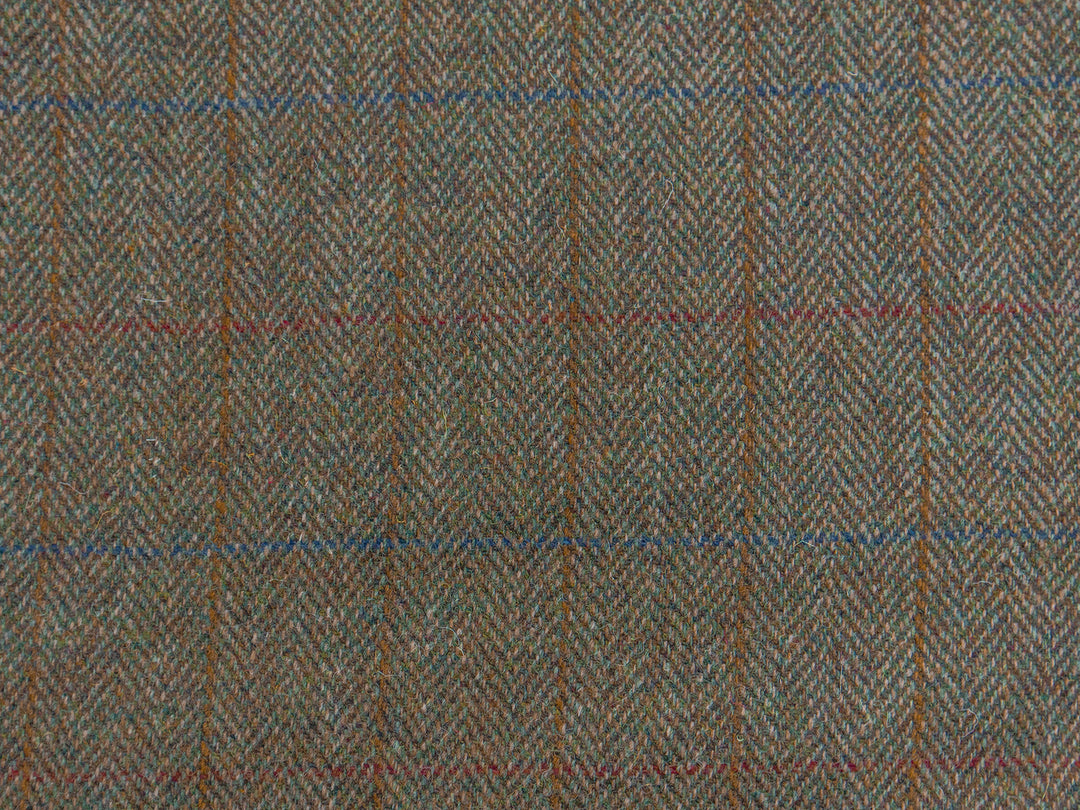 Harris Tweed Herringbone Fern Hudson Dining Chair Fabric Image 1