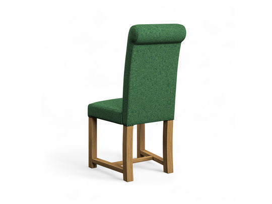 Harris Tweed Harris Green Hudson Dining Chair Back Image