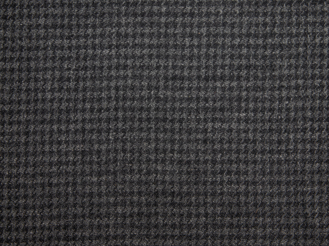 Harris Tweed Houndstooth Smoke Hudson Dining Chair Fabric Image 1