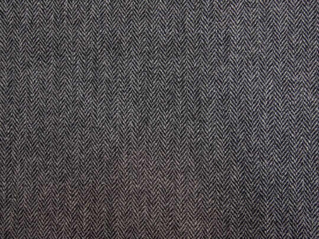Harris Tweed Herringbone Slate Hudson Dining Chair Fabric Image 1