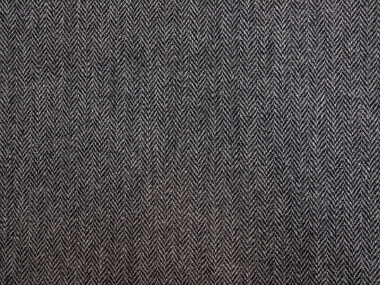 Harris Tweed Herringbone Slate Hudson Dining Chair Fabric Image 1