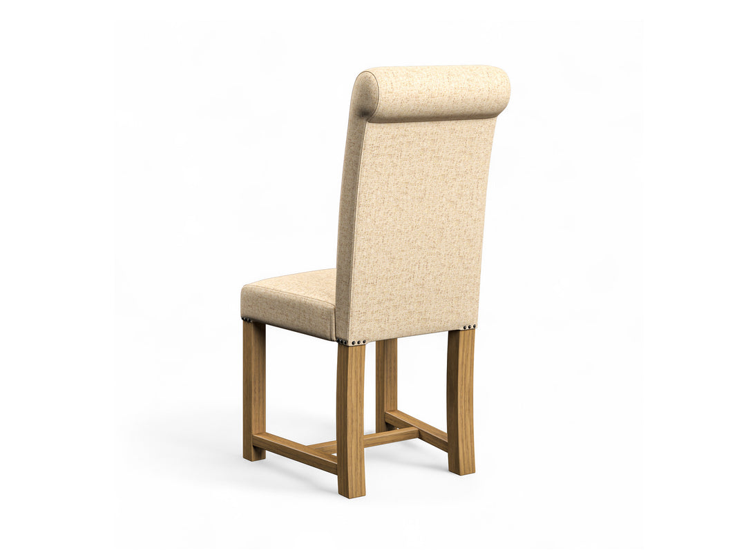 Harris Tweed Harris Yellow Hudson Dining Chair Back Image