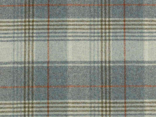 Abraham Moon Tartan Mint Hudson Dining Chair Fabric Image 1