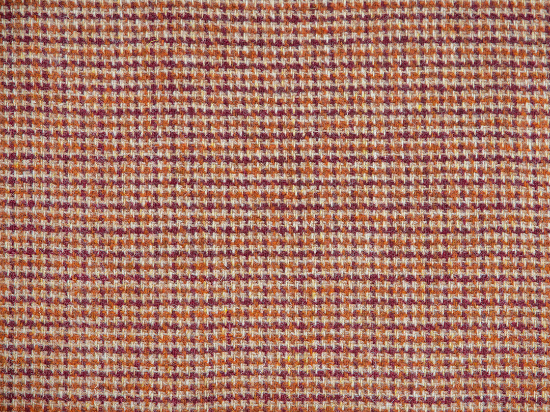 Harris Tweed Tweed Rust Hudson Dining Chair Fabric Image 1