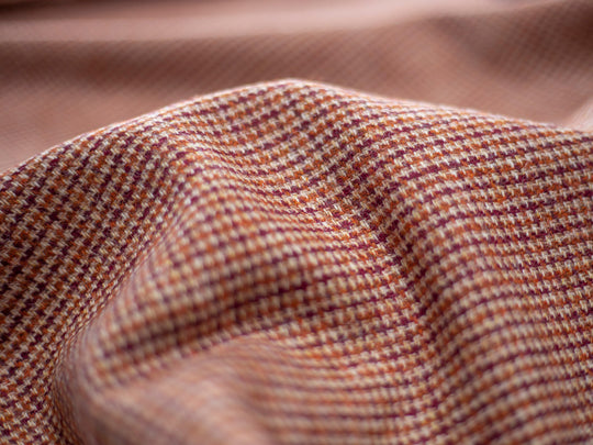 Harris Tweed Tweed Rust Hudson Dining Chair Fabric Image 2