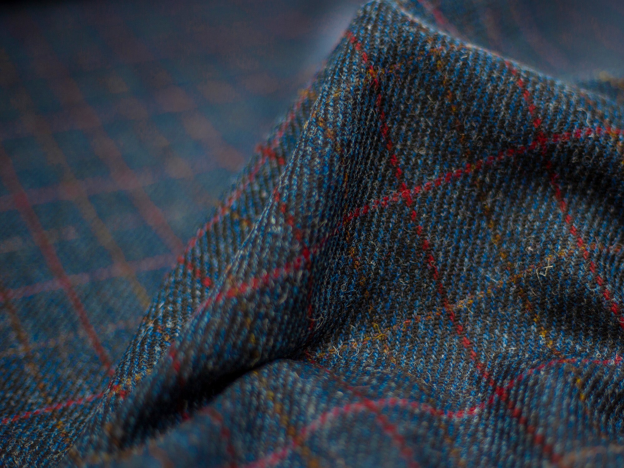Harris Tweed Herringbone Denim Harper Armchair – All About Tweed